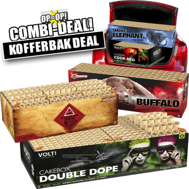 Kofferbak Deal 2.0 vuurwerk